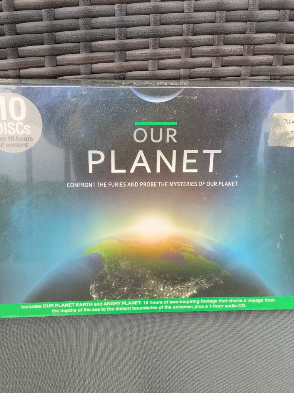 OUR PLANET contains PLANET EARTH (4 DVDs + 1 CD) and ANGRY PLANET (5 DVDs)